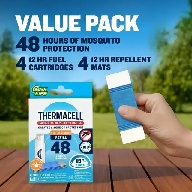 Fuel-ZoneGuard Mosquito Repellent Refills Max Life | Thermacell - Image 7